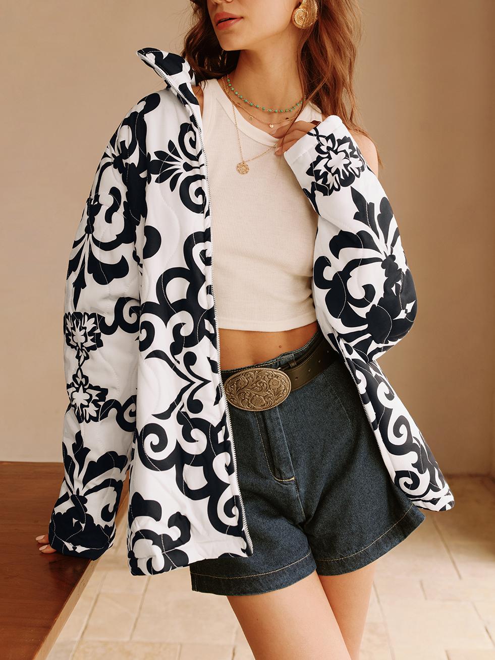 Veste Femme Élégante avec Poches 0
