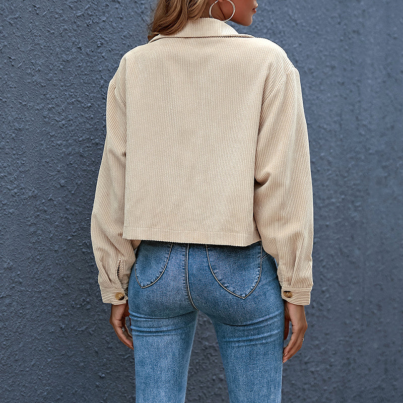 Veste Femme Élégante en Corduroy 3