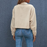 Veste Femme Élégante en Corduroy 3