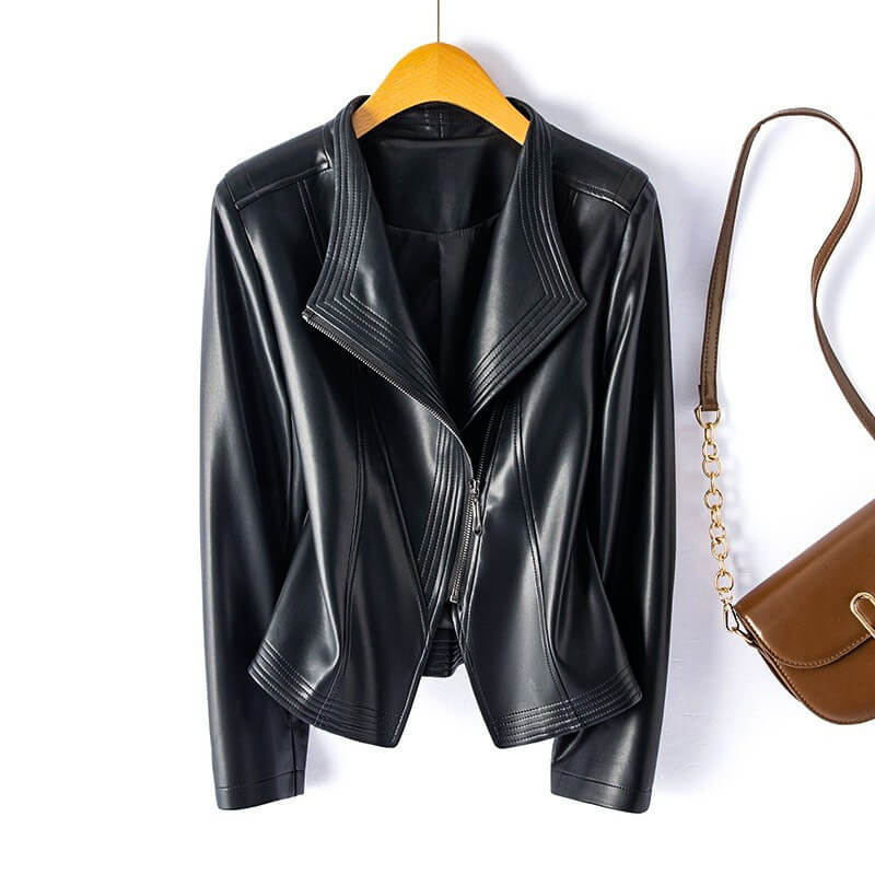 Veste Femme Élégante en Cuir 4
