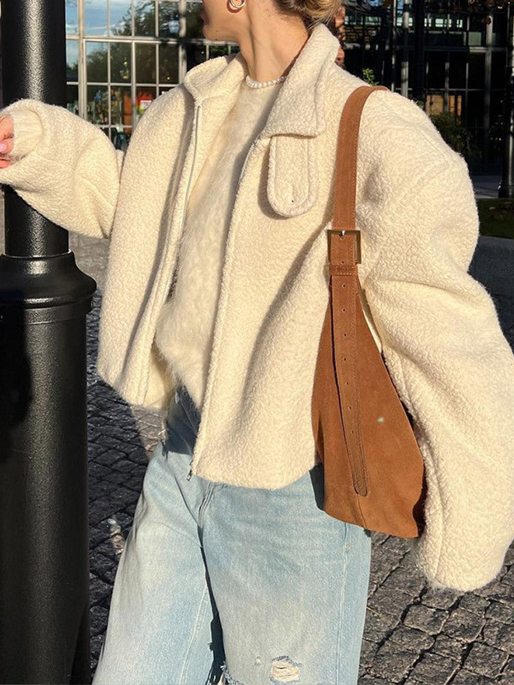 Veste Femme Élégante en Fleece Polyvalente 0