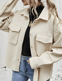 Damenjacke aus Polyester, Herbstkollektion, beliebt