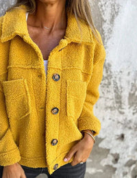 Veste Femme Douce Sherpa Chaude et Confortable pour Hiver