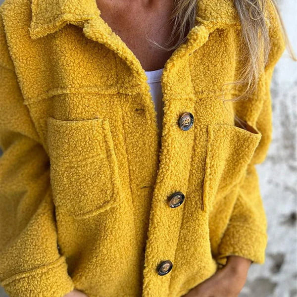 Veste Femme Élégante en Sherpa Douce 3