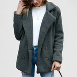 Phoebe | Veste Femme Élégante en Sherpa Doux