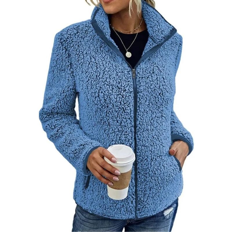 Veste Femme Polaire Confortable Zip Frontale 3