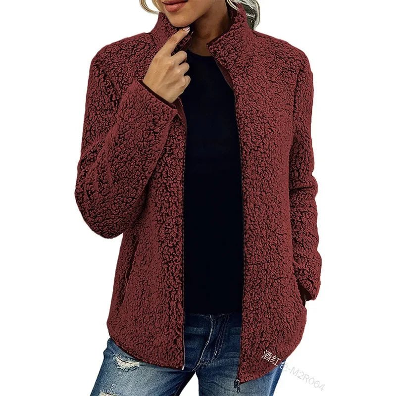 Veste Femme Polaire Confortable Zip Frontale 4