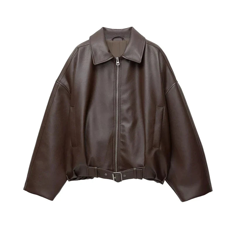 Veste Femme Vintage Ample Style Streetwear 6