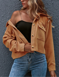 Trendige Damenjacke aus Cord
