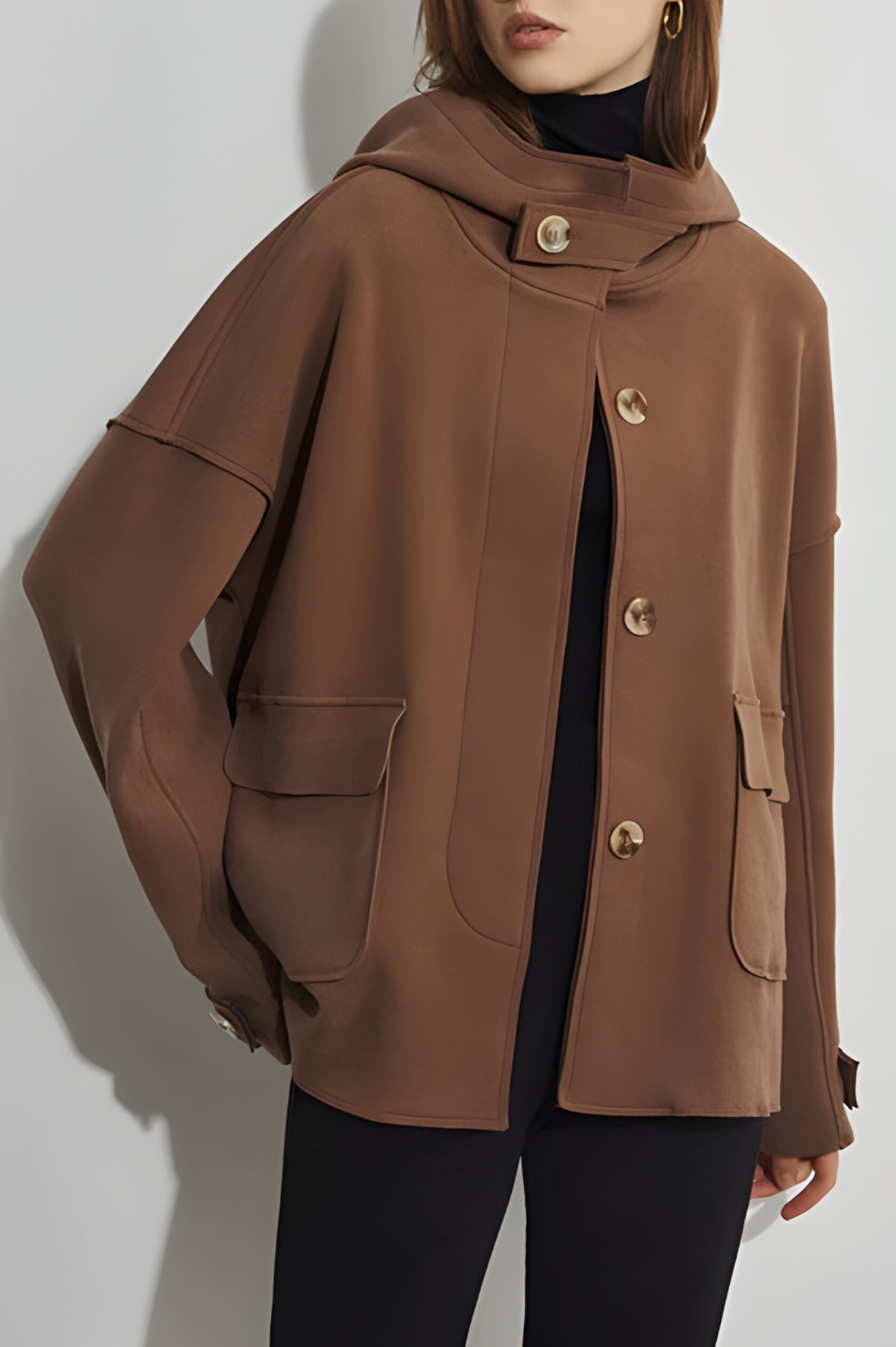 Caderina | Veste Imperméable Élégante à Manches Longues