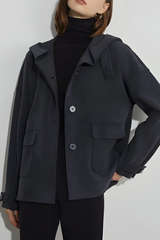 Caderina | Veste Imperméable Élégante à Manches Longues