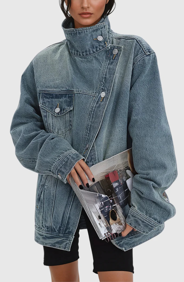 Veste en Jean Femme Artistique Moderne 0