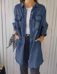 Lässige Damenjeansjacke Herbstkollektion