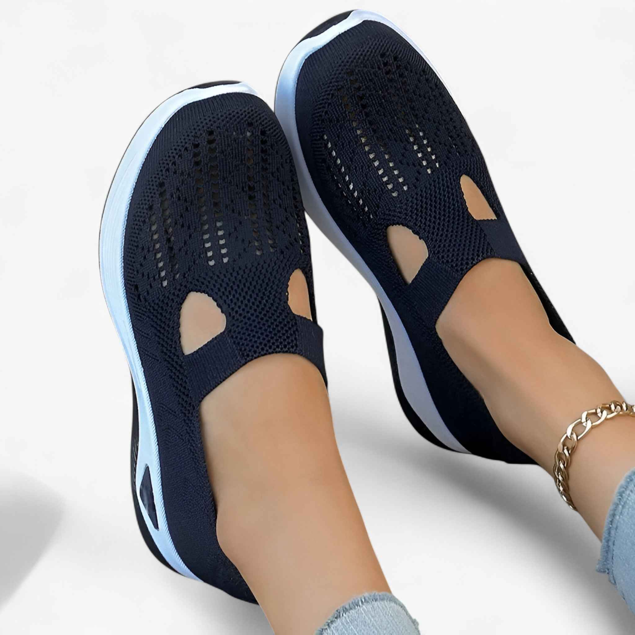 Damskie buty z denimu, lekkie i wygodne z efektywną amortyzacją