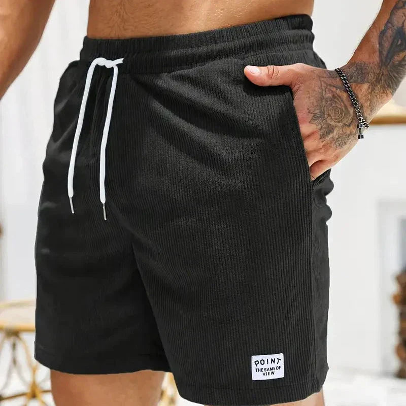 skirts : Luca – Short Décontracté en Velours Côtelé Léger avec Cordon de Serrage in van Seroa