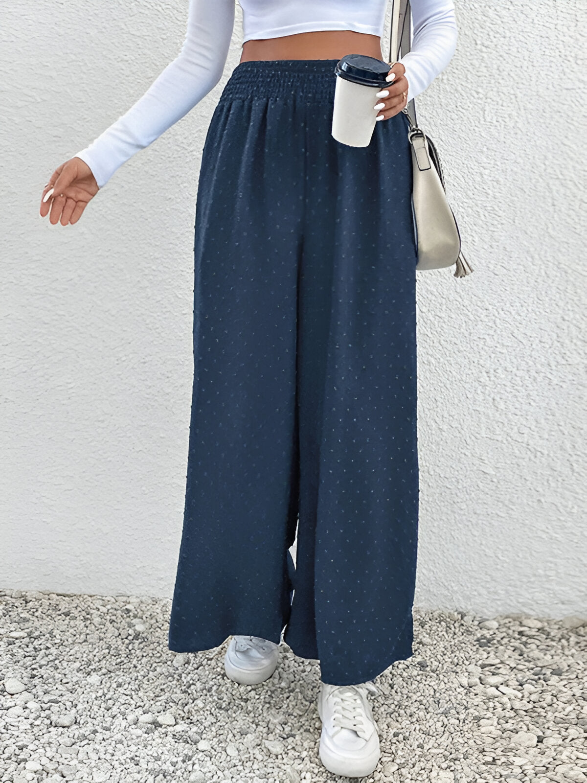 other : Martha | Pantalon Fluide Femme en Tissu Larges Chic in van Seroa