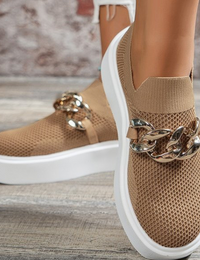 Baskets Femmes Semelle Plateforme Orthopédiques