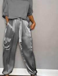 Ensemble Tailleur Femme en Satin other Confort Élégant