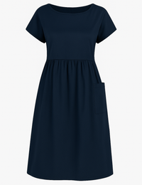 Lässiges Sommerkleid mit Taschen Damen