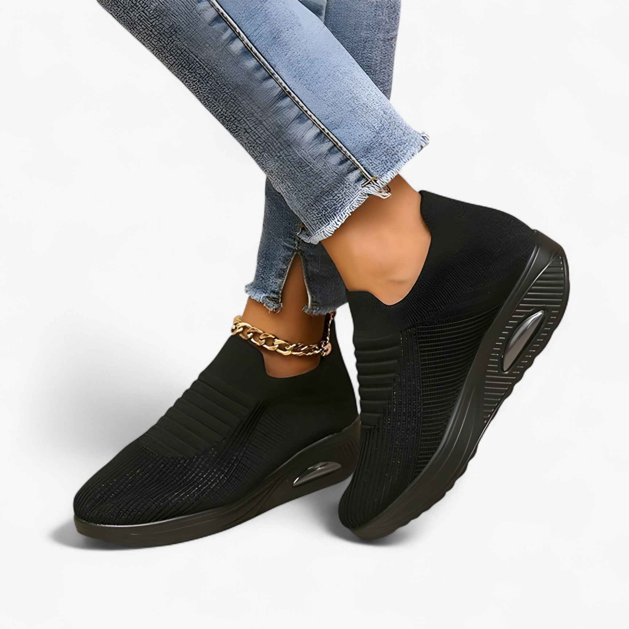 Damskie trampki z denimu wsuwane - wygodne i modne