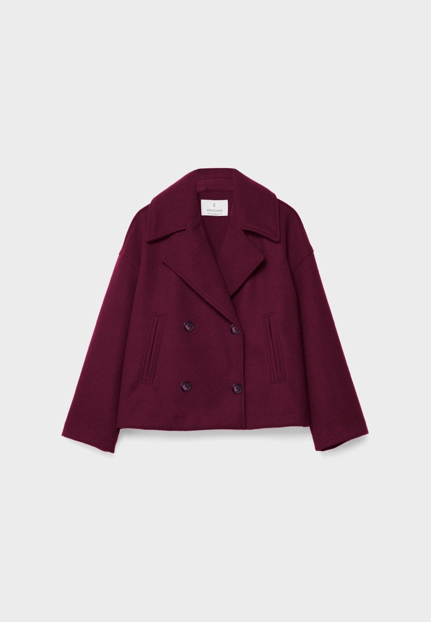 other : Rylee – Veste chic Croisée en Laine in Rouge van Seroa