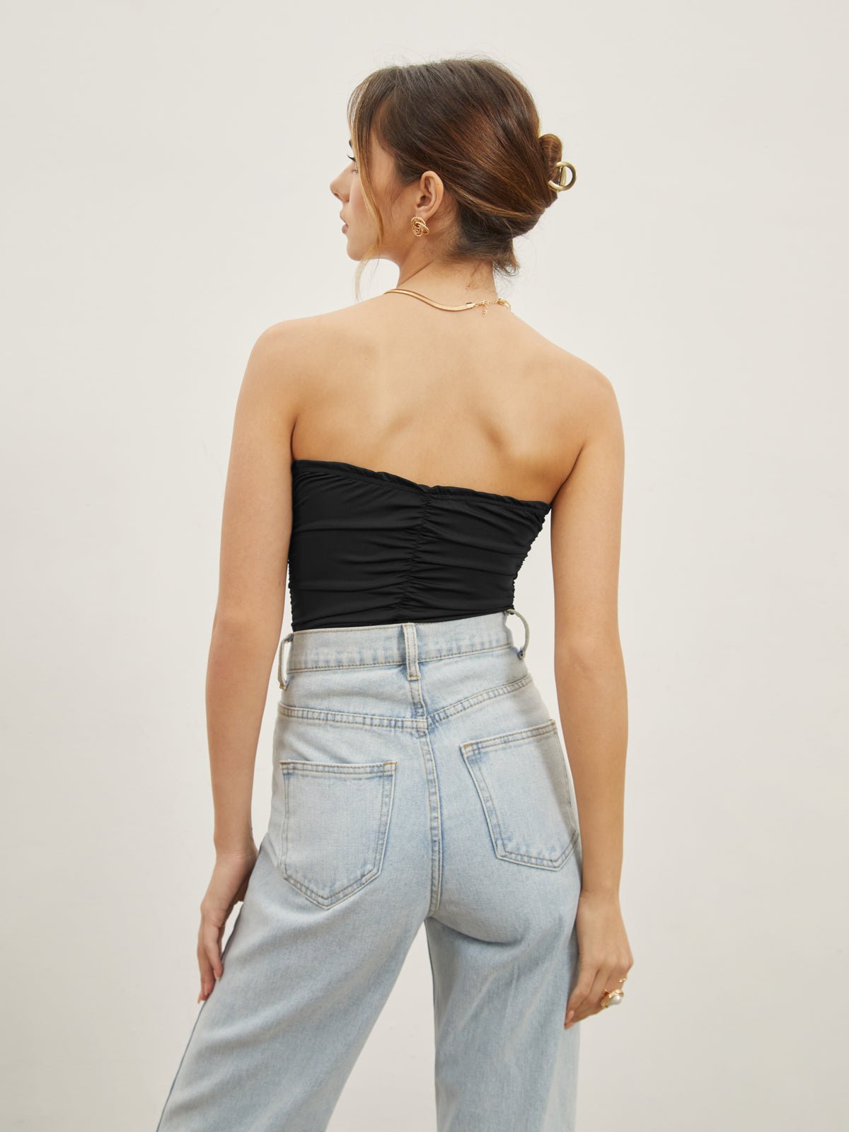 top blouses : Aria - Top Bustier push-up Séduisant et sans Sretelles in van Seroa