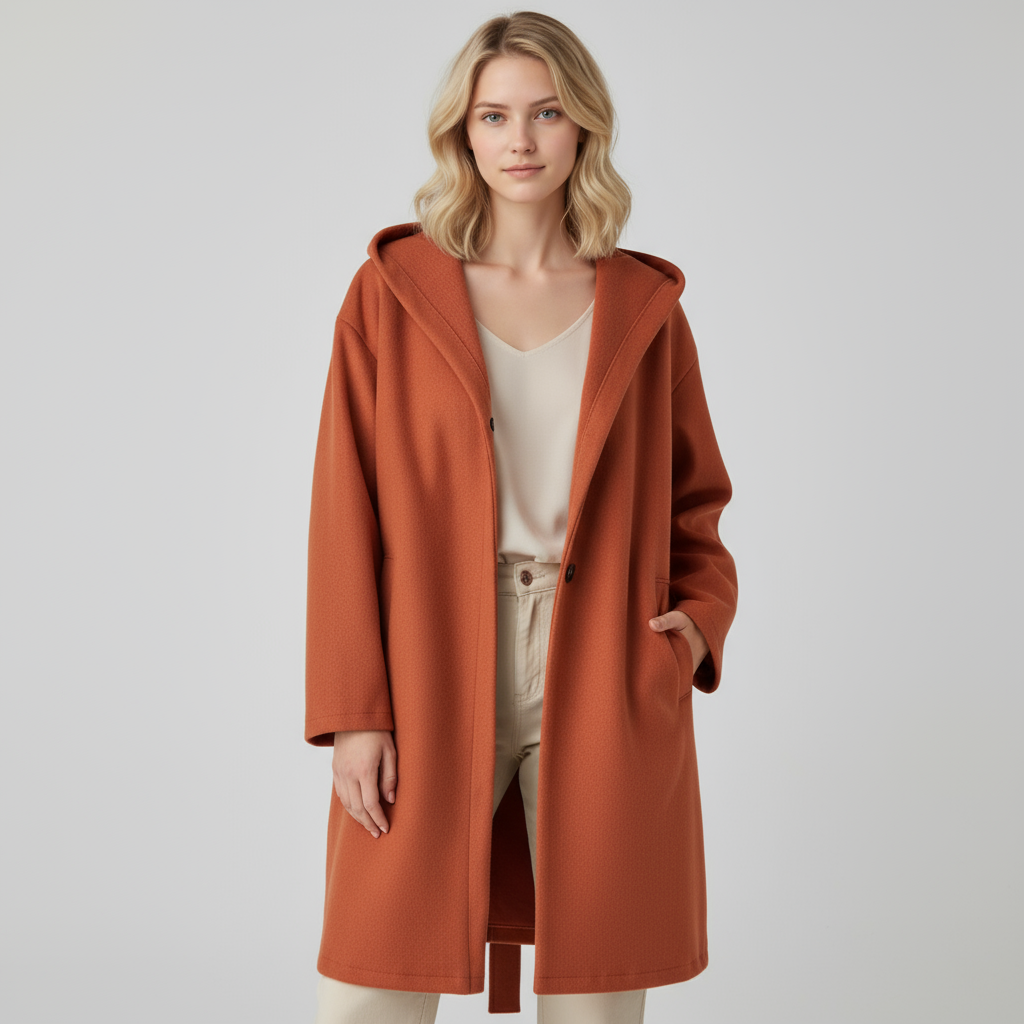 Enora | Veste Femme Élégante à Capuche