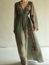 Trendy chiffon printed dress for an elegant look