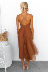 Robe Longue Femme Élégante en Mousseline - Idéale Soirée, Bal,