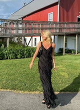 dresses : Anna - Robe Maxi Élégante Fluide avec Volants in van Seroa