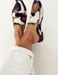 Loafers mit abstraktem Muster – moderne, stylische Slipper