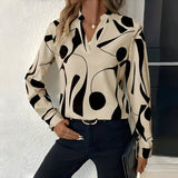 top blouses : Florence | Chemisier Femme Élégant en Tissu Respirant in van Seroa