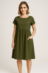 Robe d'été décontractée avec poches Femme
