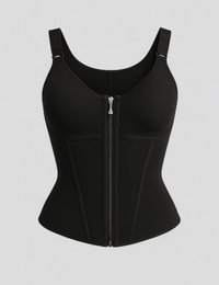 Formender Damen-Korsett - Figurformender Shaper mit hohem Bund Schwarz S-XL