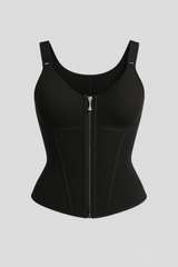 Formender Damen-Korsett - Figurformender Shaper mit hohem Bund Schwarz S-XL