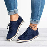 other : Mila | Chaussures Femme Cuir Élégantes Anti-Glissantes in Bleu van Seroa
