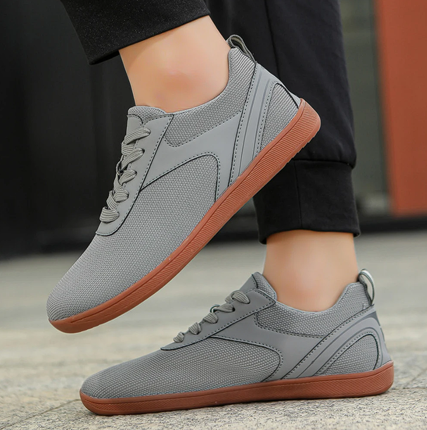 sandals : Ella | Chaussures Unisexes Pieds Nus in Gris van Seroa