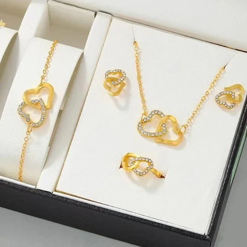 other : Emma | Ensemble de Bijoux Femme Argent Strass 5 Pièces in van Seroa