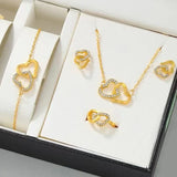 other : Emma | Ensemble de Bijoux Femme Argent Strass 5 Pièces in van Seroa