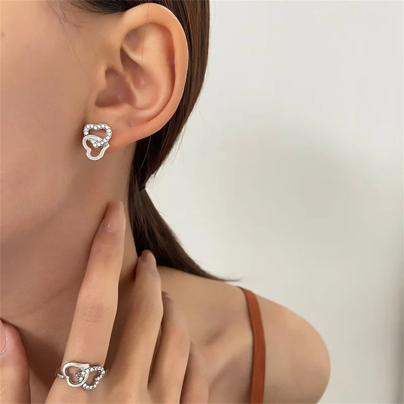other : Emma | Ensemble de Bijoux Femme Argent Strass 5 Pièces in van Seroa