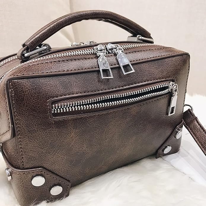 bags : Maya | Sac Bandoulière Femme Cuir Vintage Élégant in van Seroa