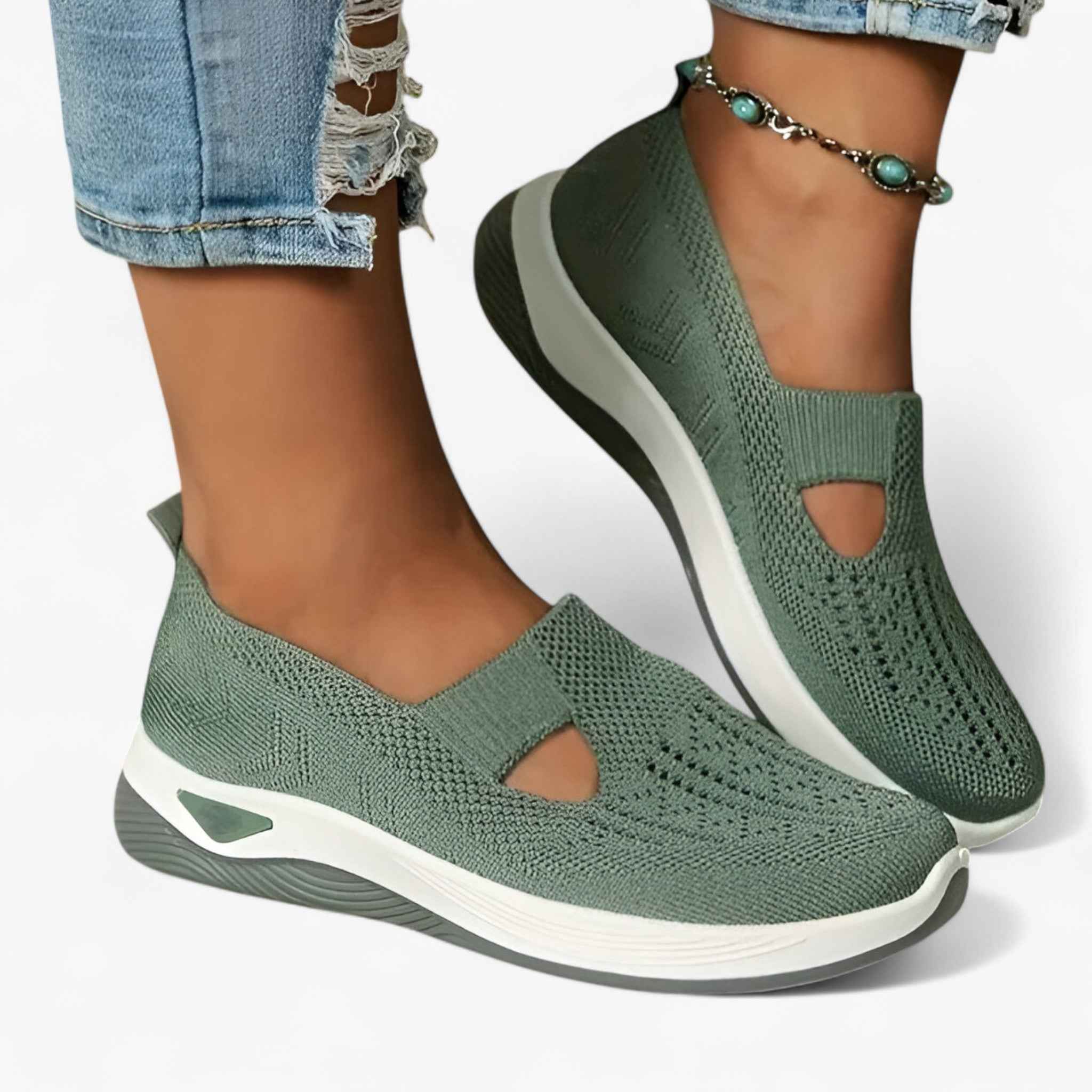 Damskie buty z denimu, lekkie i wygodne z efektywną amortyzacją