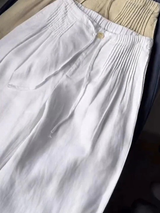 Effortless Relaxed Fit Wide-Leg Trousers