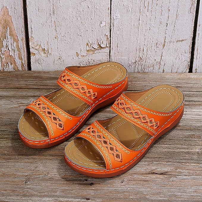 sandals : Alyssons – Sandales confort à enfiler avec soutien de voûte plantaire doux in van Seroa