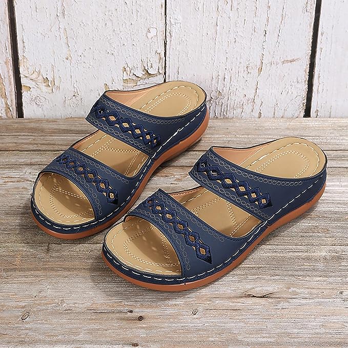 sandals : Alyssons – Sandales confort à enfiler avec soutien de voûte plantaire doux in van Seroa