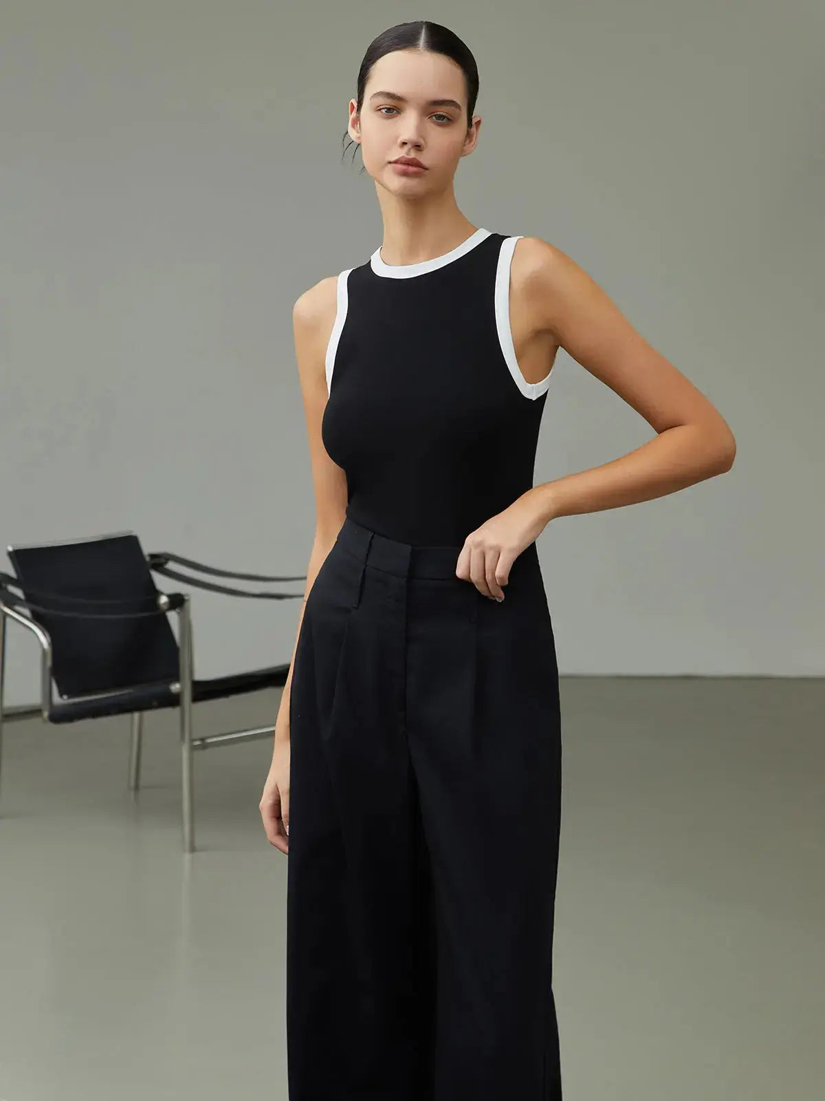 top blouses : Elena - Débardeur Intemporel Luxueux pour Femme in van Seroa