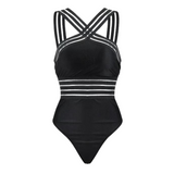 swimwear : Elena – Maillot de bain une pièce élégant à bretelles et taille haute in 2XL van Seroa