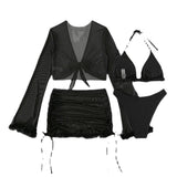 Bikini Femme Chic avec Housse à Manches Longues 5