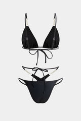 swimwear : Iris | Bikini Femme Croisé à Perles Élastique in van Seroa