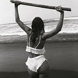 Bikini Femme Élégant Avec Volants 3
